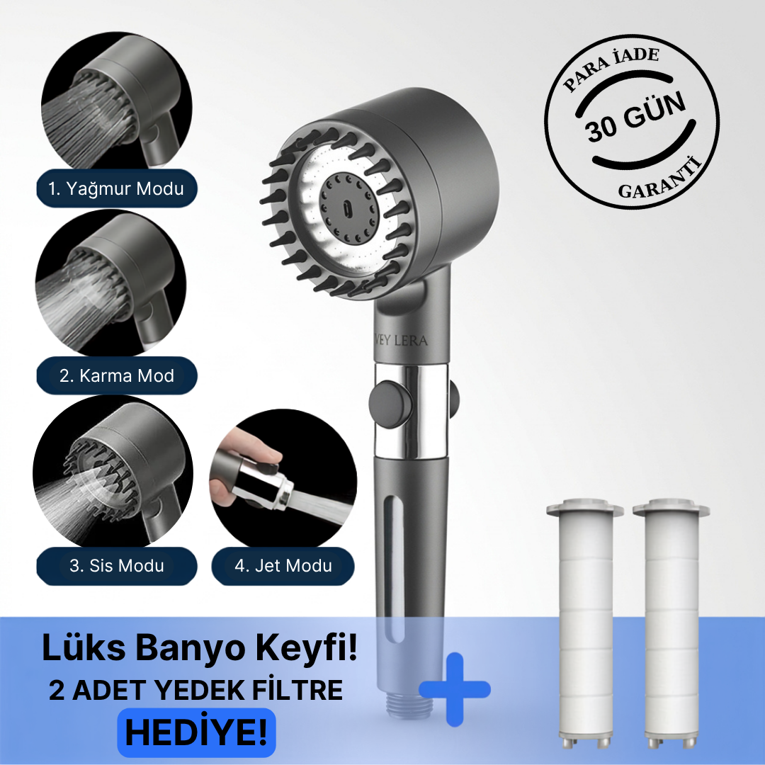 VEY LERA™ Filtreli Duş Başlığı